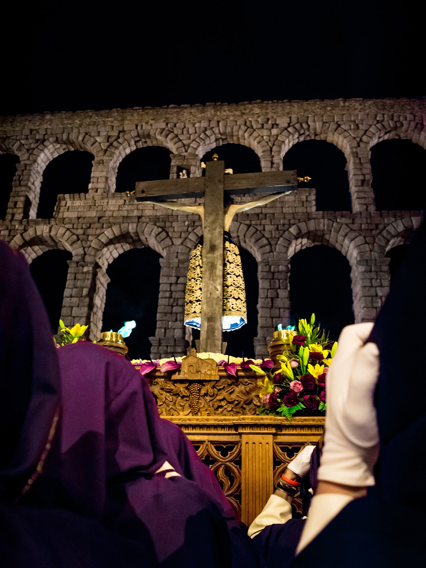 El cristo del mercado jueves santo, Segovia (Manu Rodrigo)